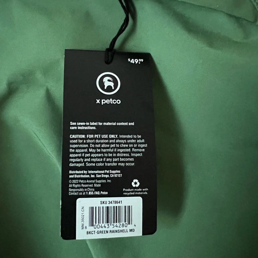 Backcountry X Petco Dog Rain Jacket - Picture 6 of 6